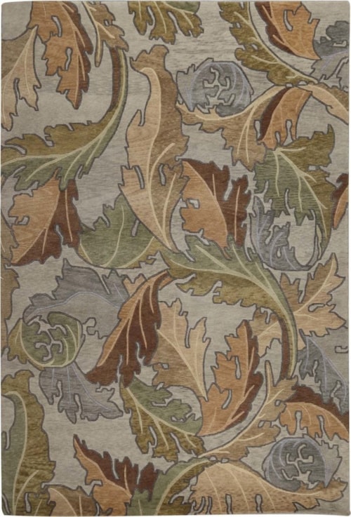 6'  x 9' Curling Vine Rug