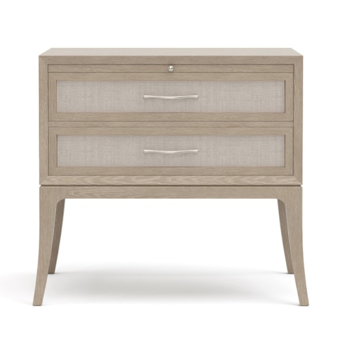 Maidstone 2-Drawer Nightstand with Pull-out Tray