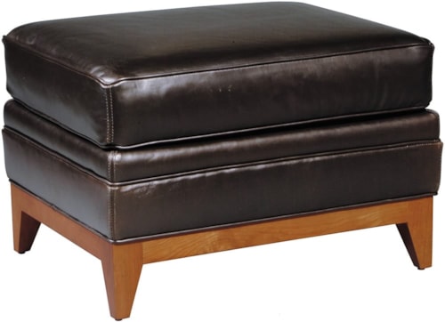 Keeler Ottoman - Leather