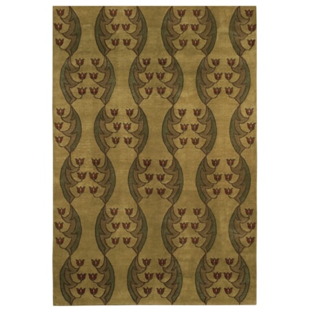 2' 9" x 10' Runner Light Tulip Fest Rug