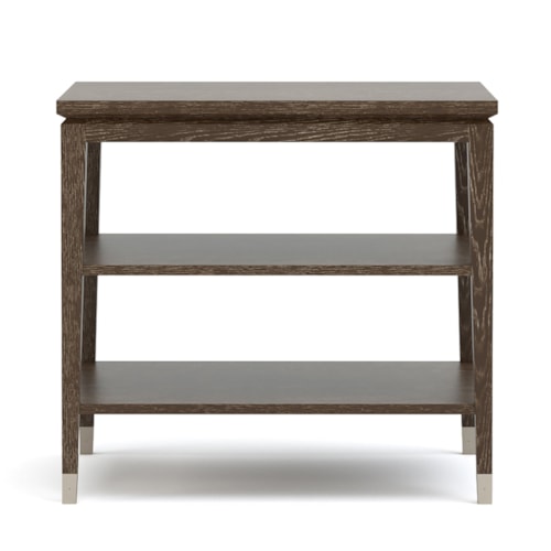 Maidstone Side Table with Open Shelves