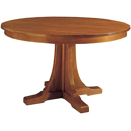 Round Pedestal Dining Table