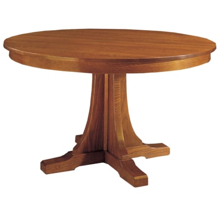 46" Round Pedestal Dining Table