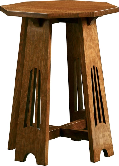 Mid-Century Modern Octagonal End Table