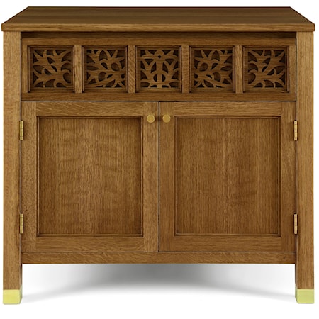 Surrey Hills Two-Door Nightstand, Wood Top