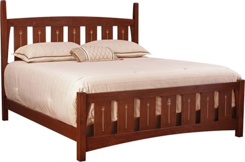 Harvey Ellis Bed Complete Bed (Mid-Footboard)