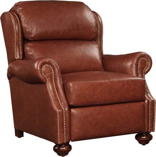 Traditional Recliner with Nailhead Trim