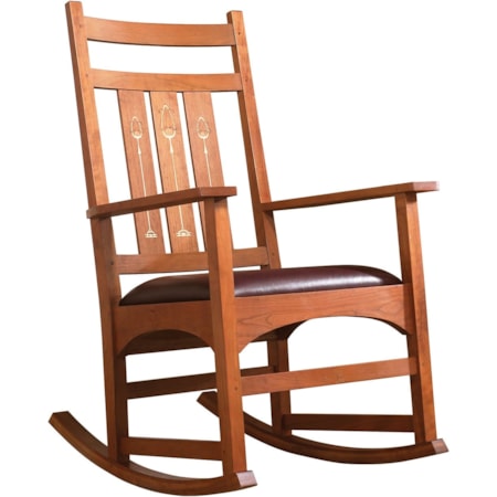 Harvey Ellis Rocker, with Inlay