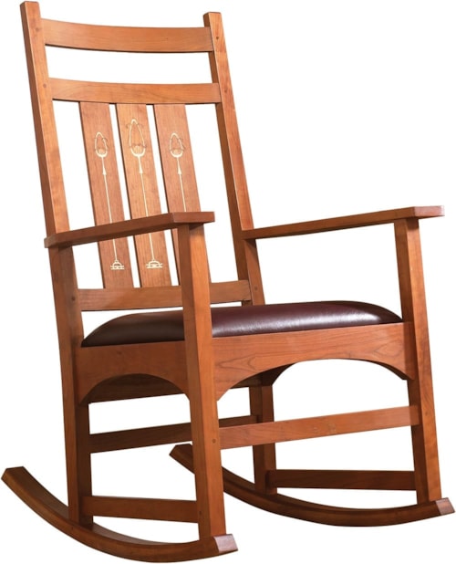 Harvey Ellis Rocker, with Inlay