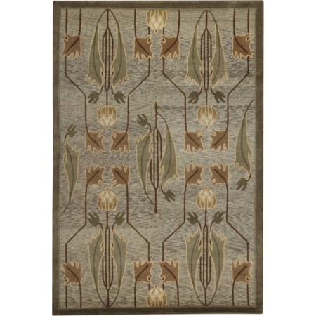 6' x 9' Rennie Tulip Rug - Sage