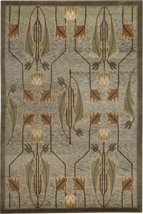 6'  x 9' Rennie Tulip Rug - Sage