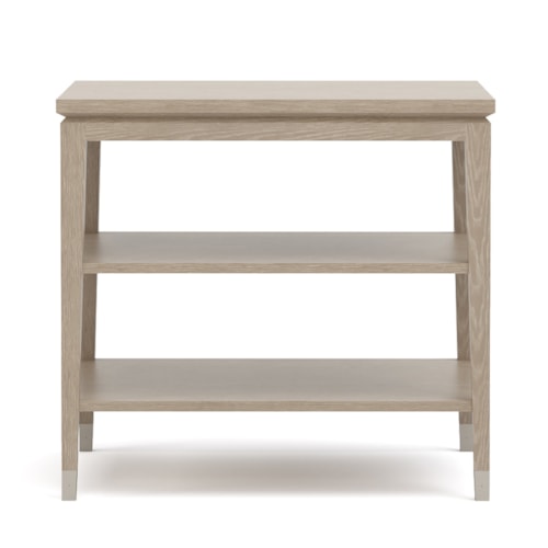 Maidstone Side Table with Open Shelves