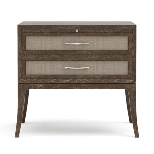 Maidstone 2-Drawer Nightstand with Pull-out Tray