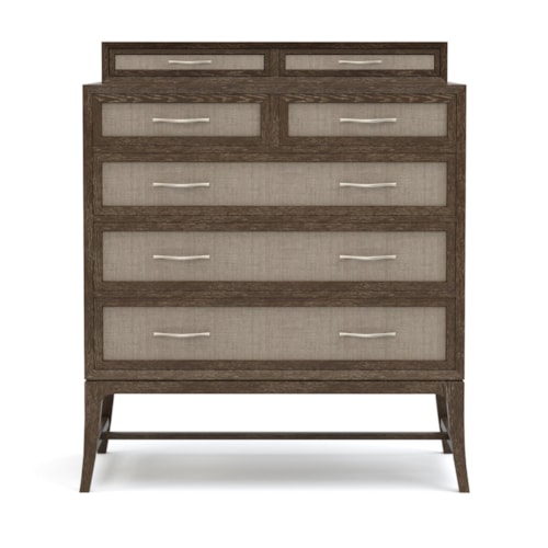 Maidstone Tall 7-Drawer Bedroom Chest with Jewelry Tray