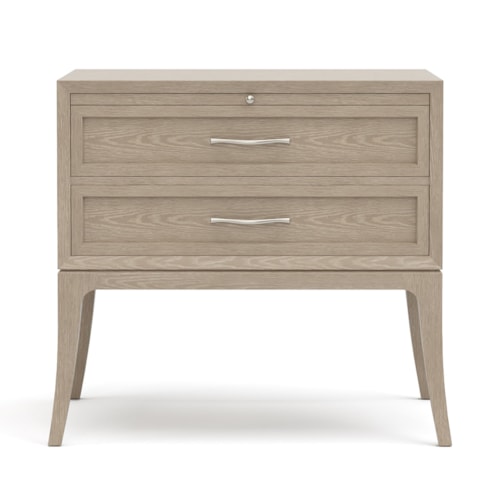 Maidstone 2-Drawer Nightstand with Pull-out Tray