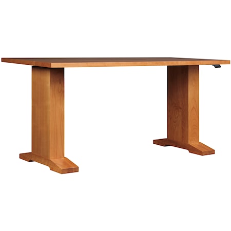 Hi-Lo Work Table, No Inlay