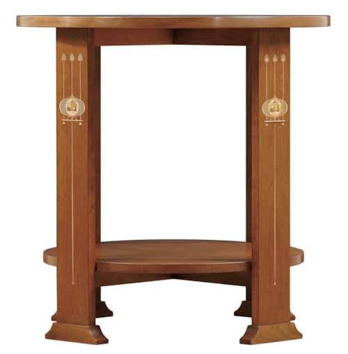 Harvey Ellis Round Lamp Table