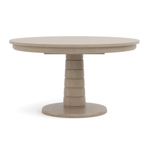 Maidstone Round Pedestal Table with Leaf Extension
