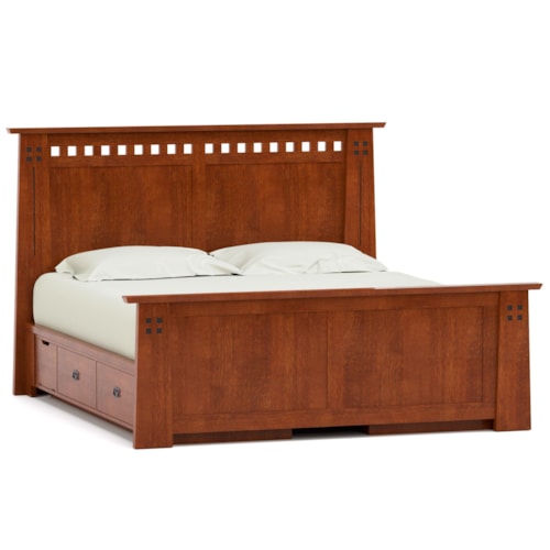 Highlands King Platform Storage Bed