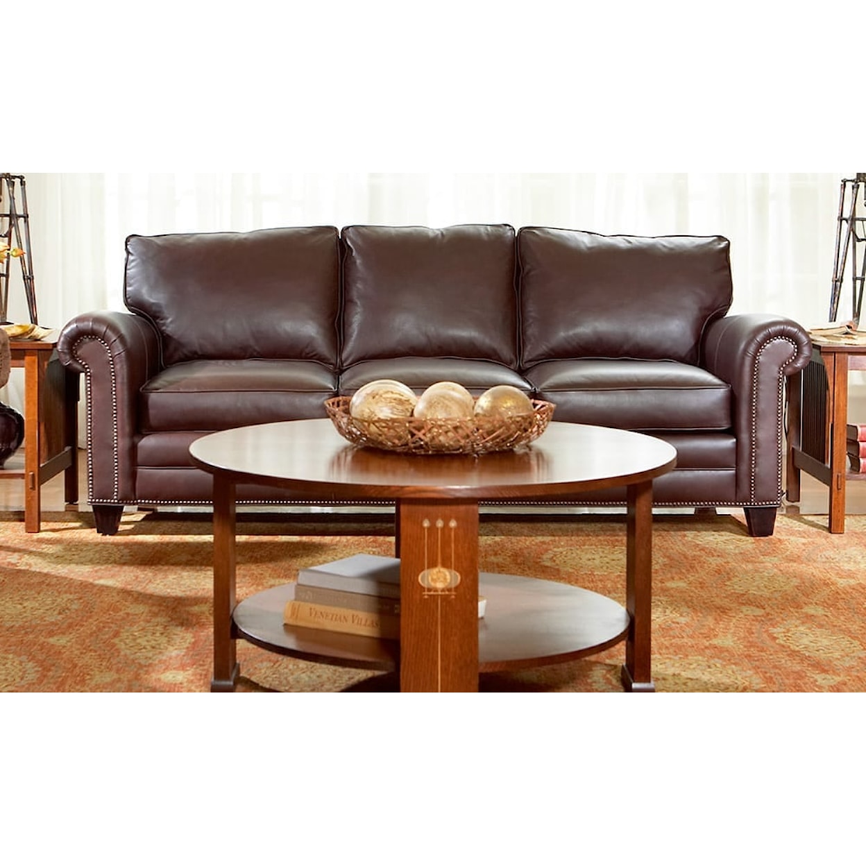 Stickley Malden Leather Sofa