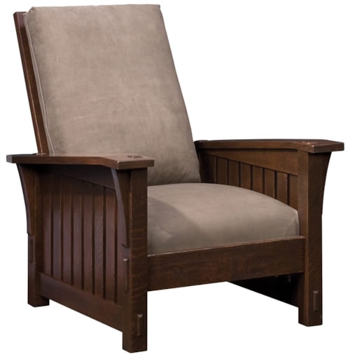 Mission Slatted Morris Chair with Adjustable Back