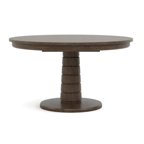 Maidstone Round Pedestal Table with Leaf Extension