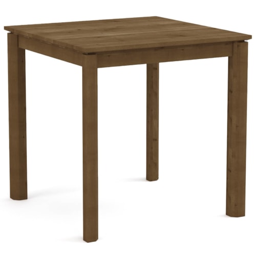 Rustic Oak 36" Counter-Height Dining Table