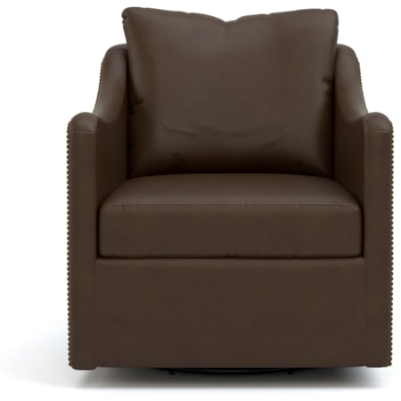 Maidstone Swivel Chair - Leather