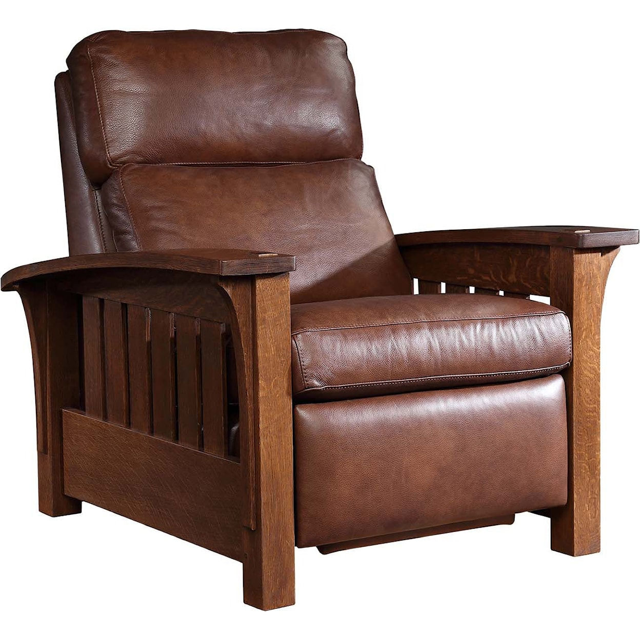 Stickley Mission Bow Arm Morris Power Wall Recliner