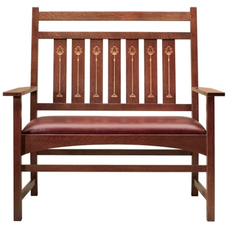 Harvey Ellis Settee, with Inlay