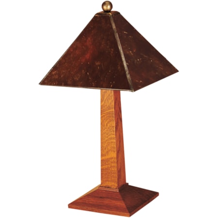 Small Lamp with Mica Shade