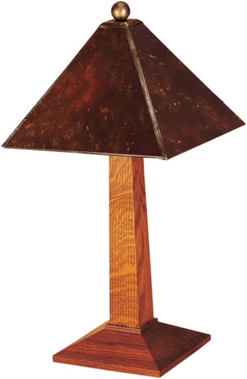 Small Lamp with Mica Shade