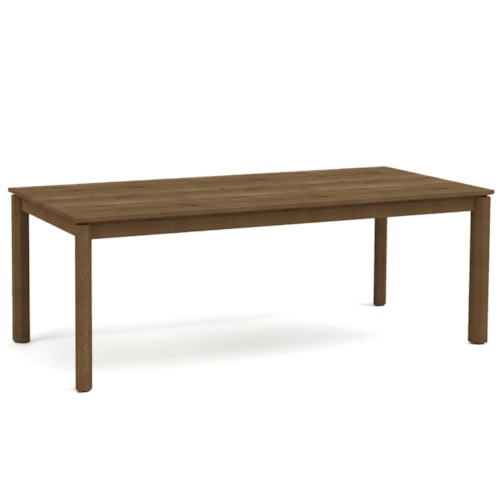 Rustic Oak 84" Dining Table