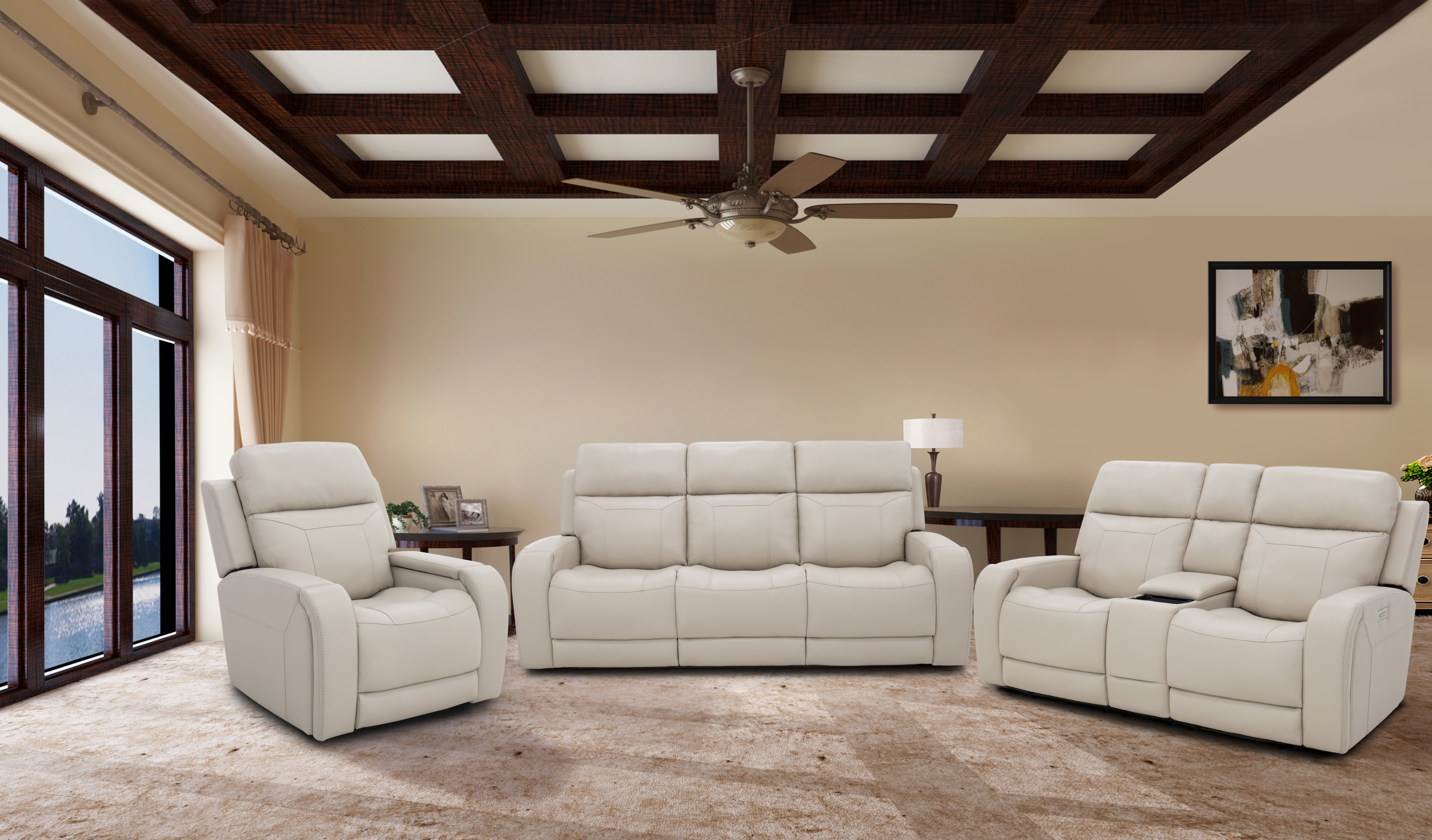 Power Bluetooth Living Room Suite