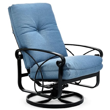 Ultra High Back Swivel Rocker Lounge Chair