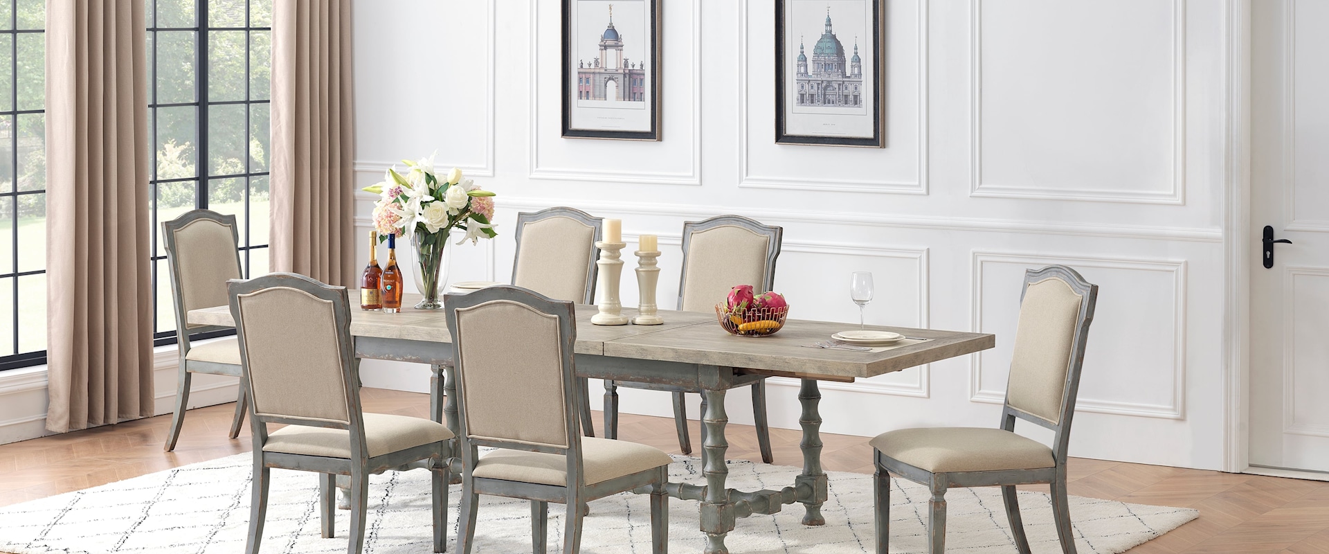 Dining Table With 6 Side Chairs