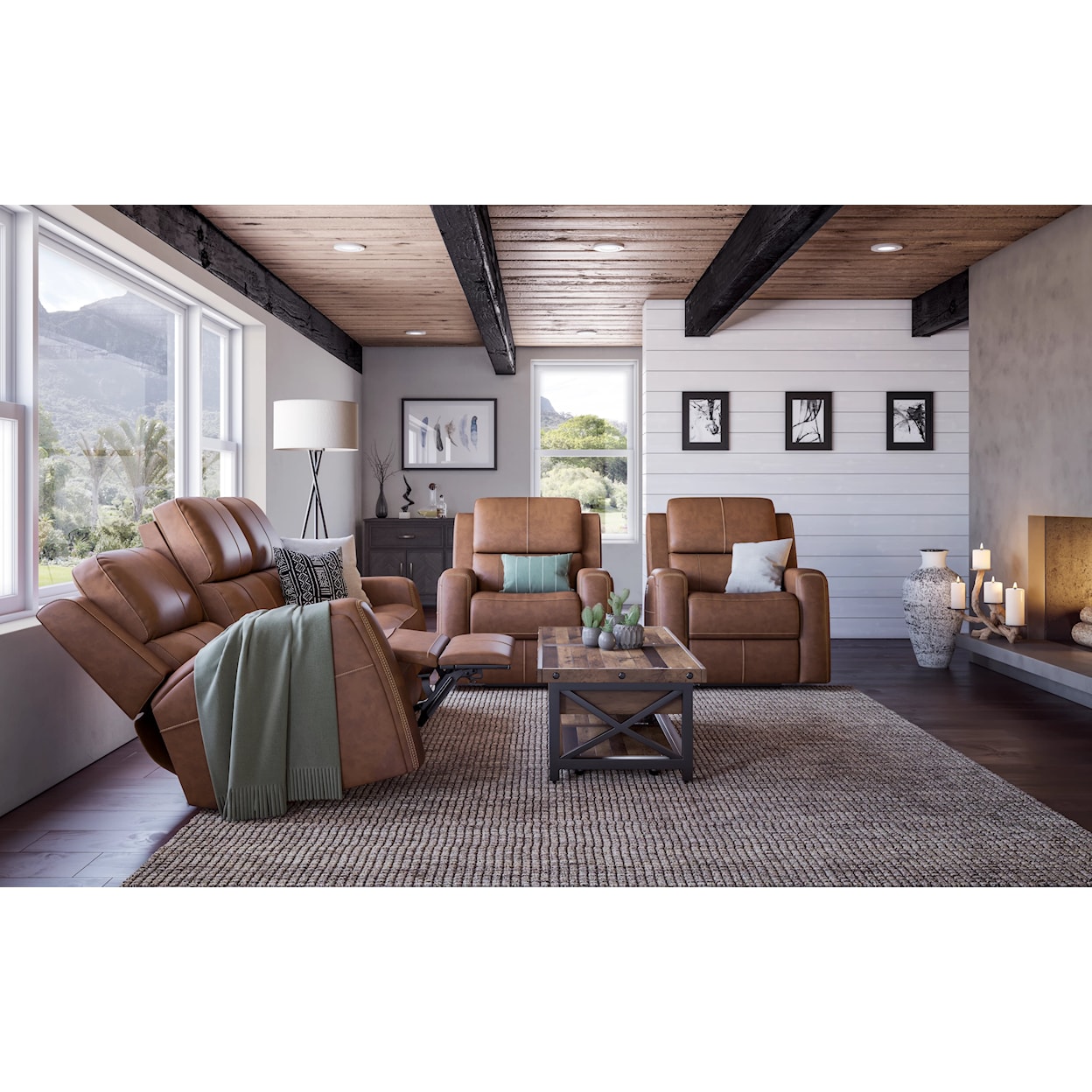 Flexsteel Linden Power Reclining Sofa