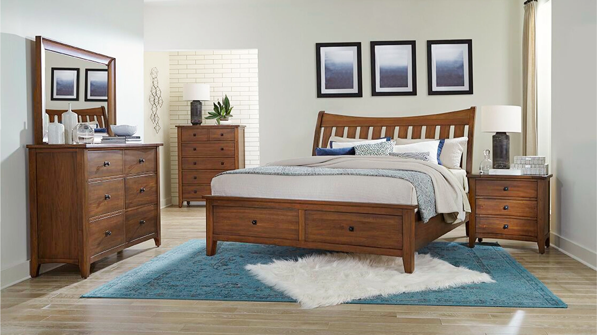 Harris Furniture Willow's Bend Landscape Mirror