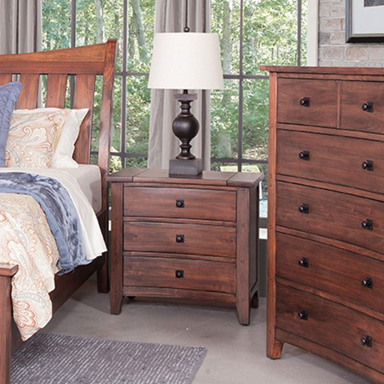 3-Drawer Nightstand