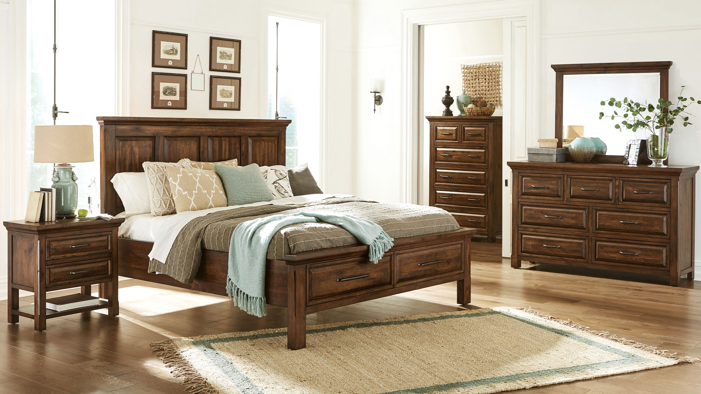 California King Storage Bed