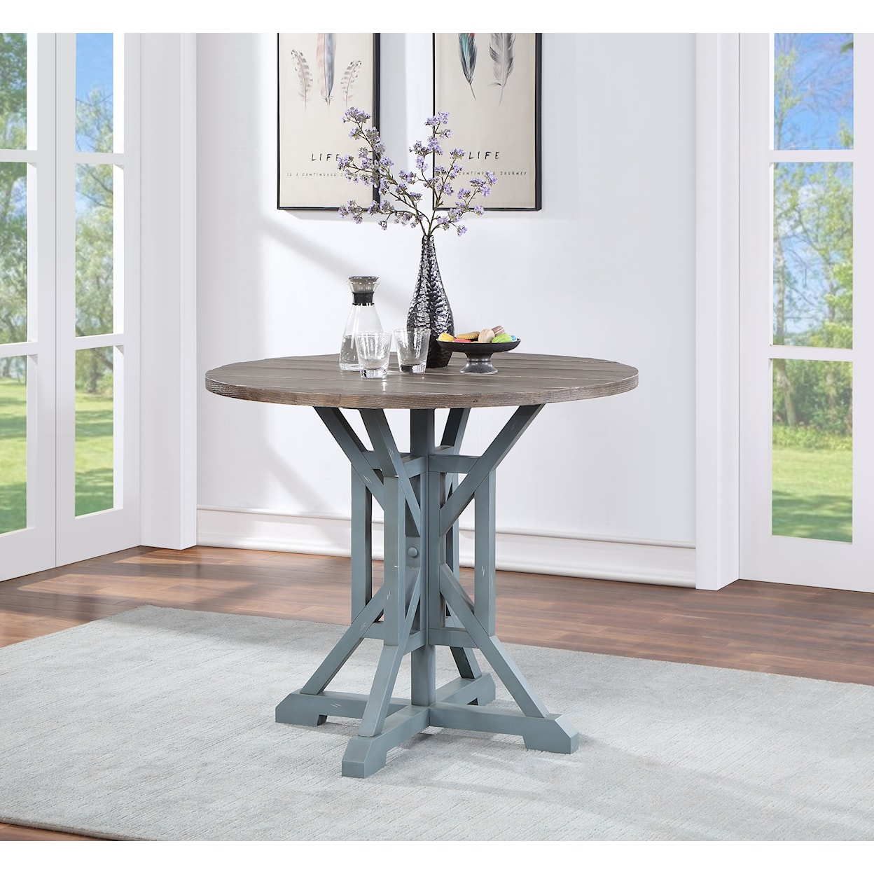 C2C Bar Harbor Counter-Height Dining Table