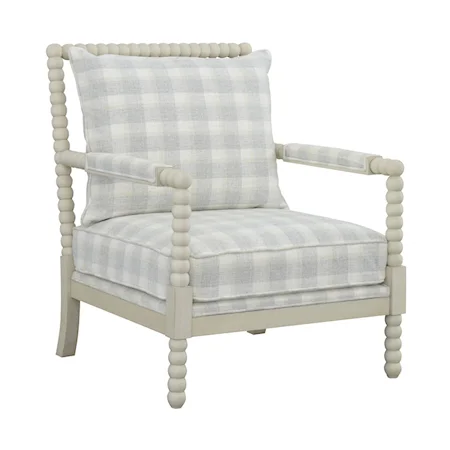 Cottage Upholstered Accent Chair