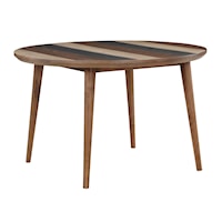 Transitional Round Dining Table