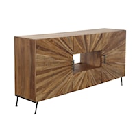 Transitional 2-Drawer 2-Door Credenza