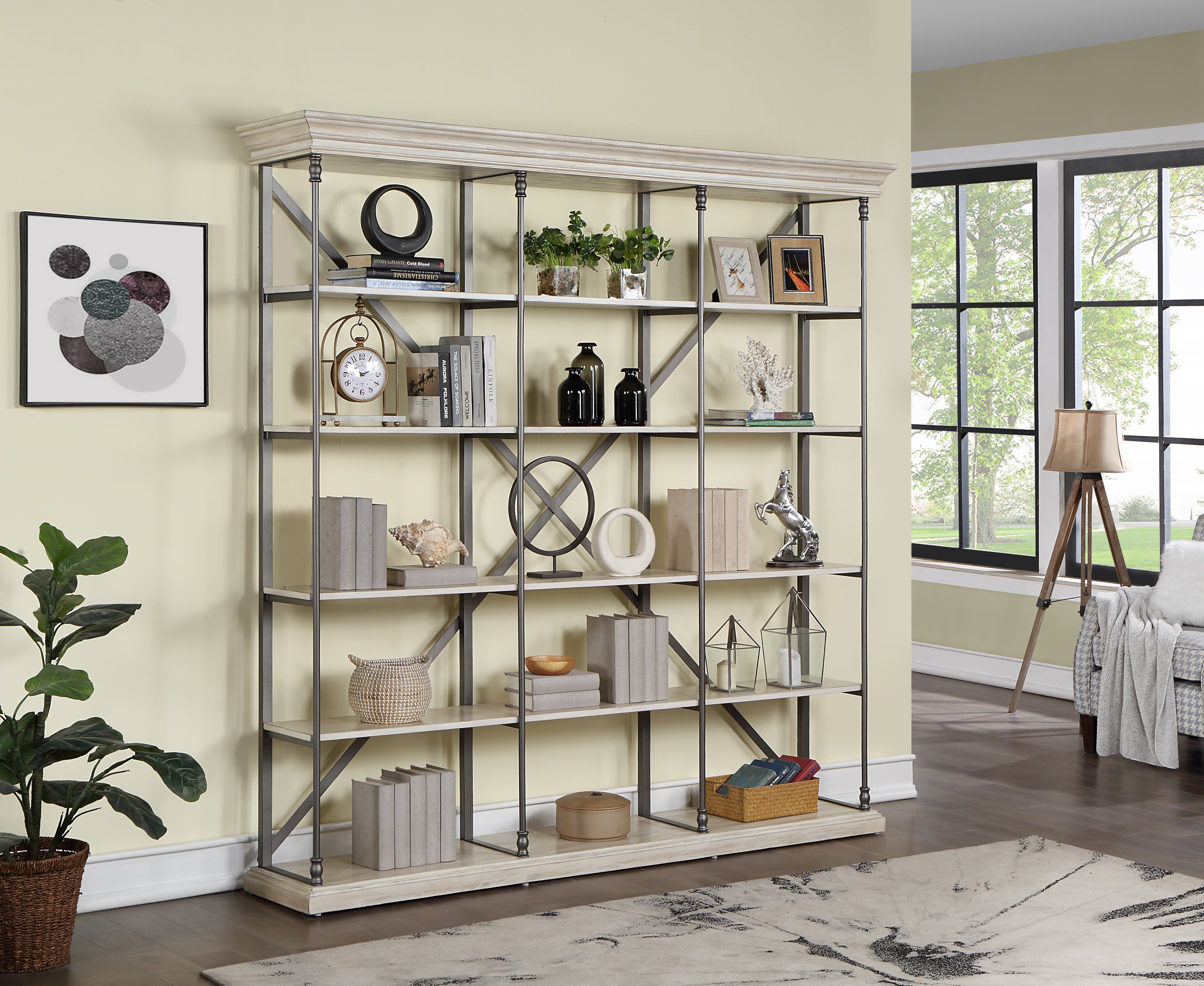 Barnstone cornice deals etagere bookcase