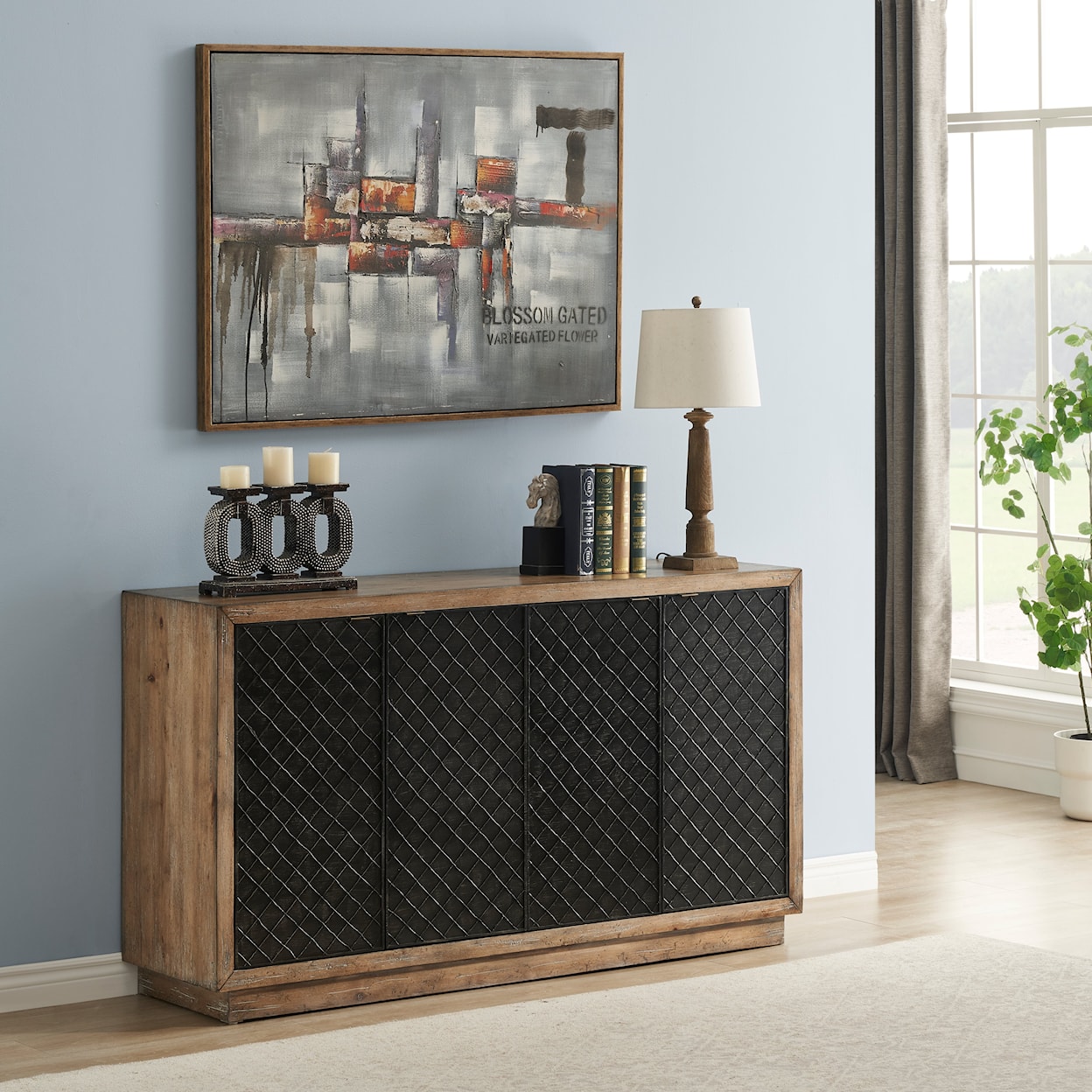 Coast2Coast Home Coast to Coast Imports Four Door Credenza