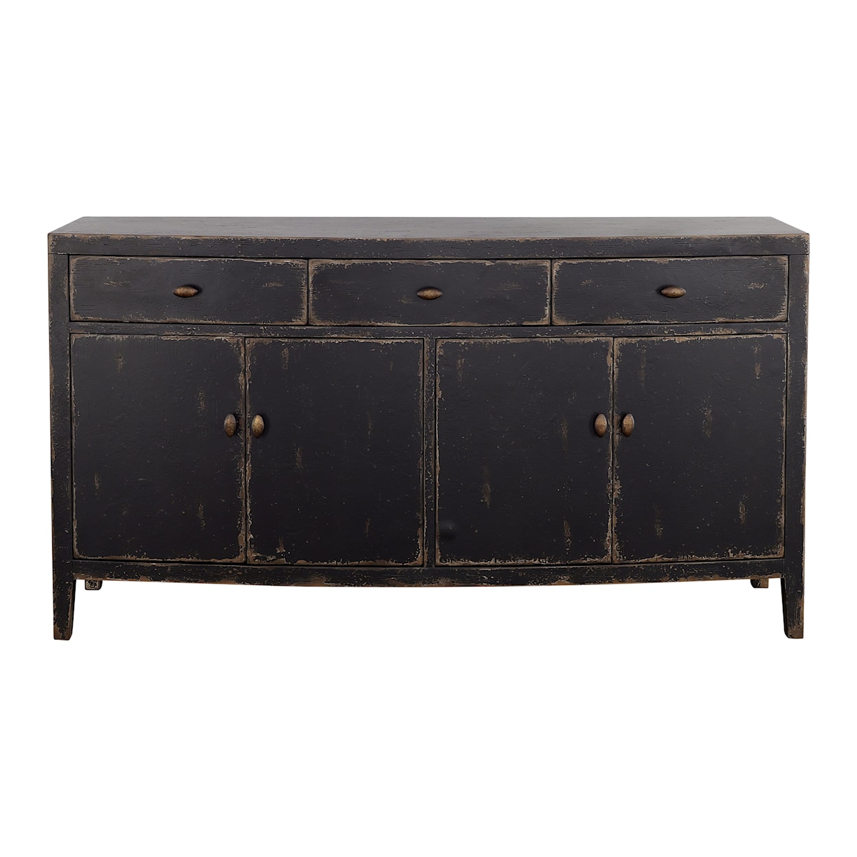 Carolina Accent Coast to Coast Imports Four Door Three Drawer Credenza