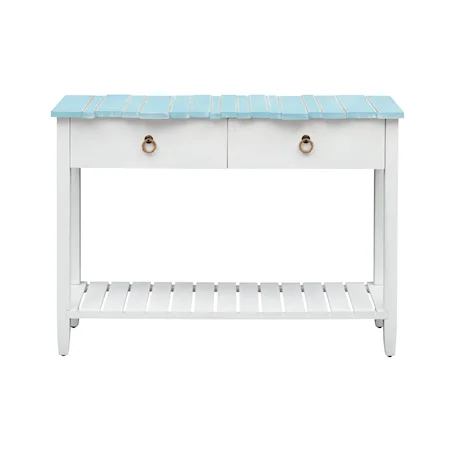 Coastal 2-Drawer Console Table