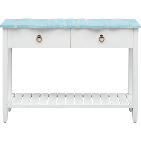 Coastal 2-Drawer Console Table
