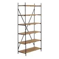 Industrial 6-Shelf Etagere